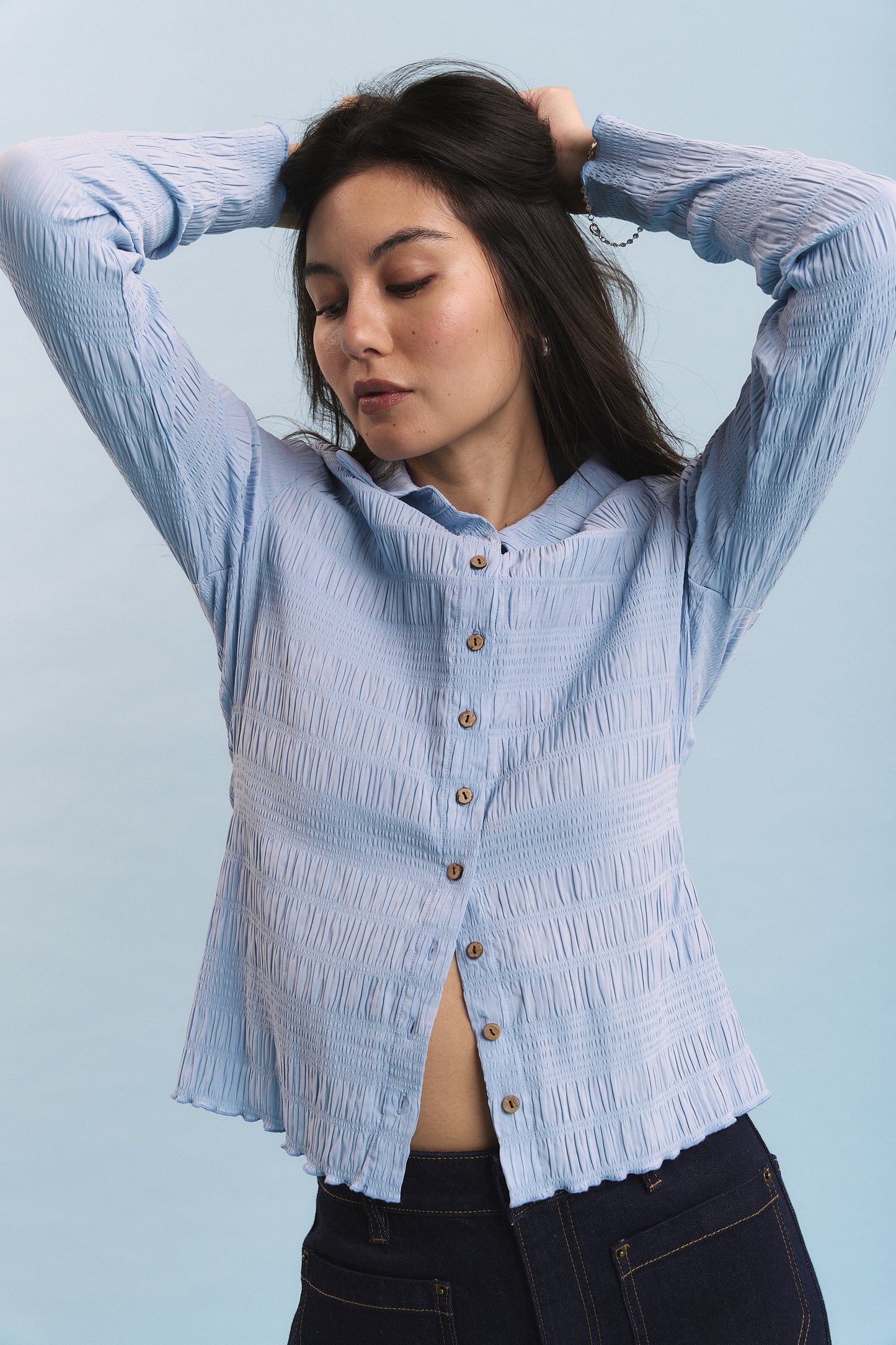 Tahlia Shirred Detail Shirt