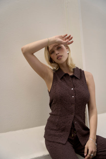 Elementary Textured Vest