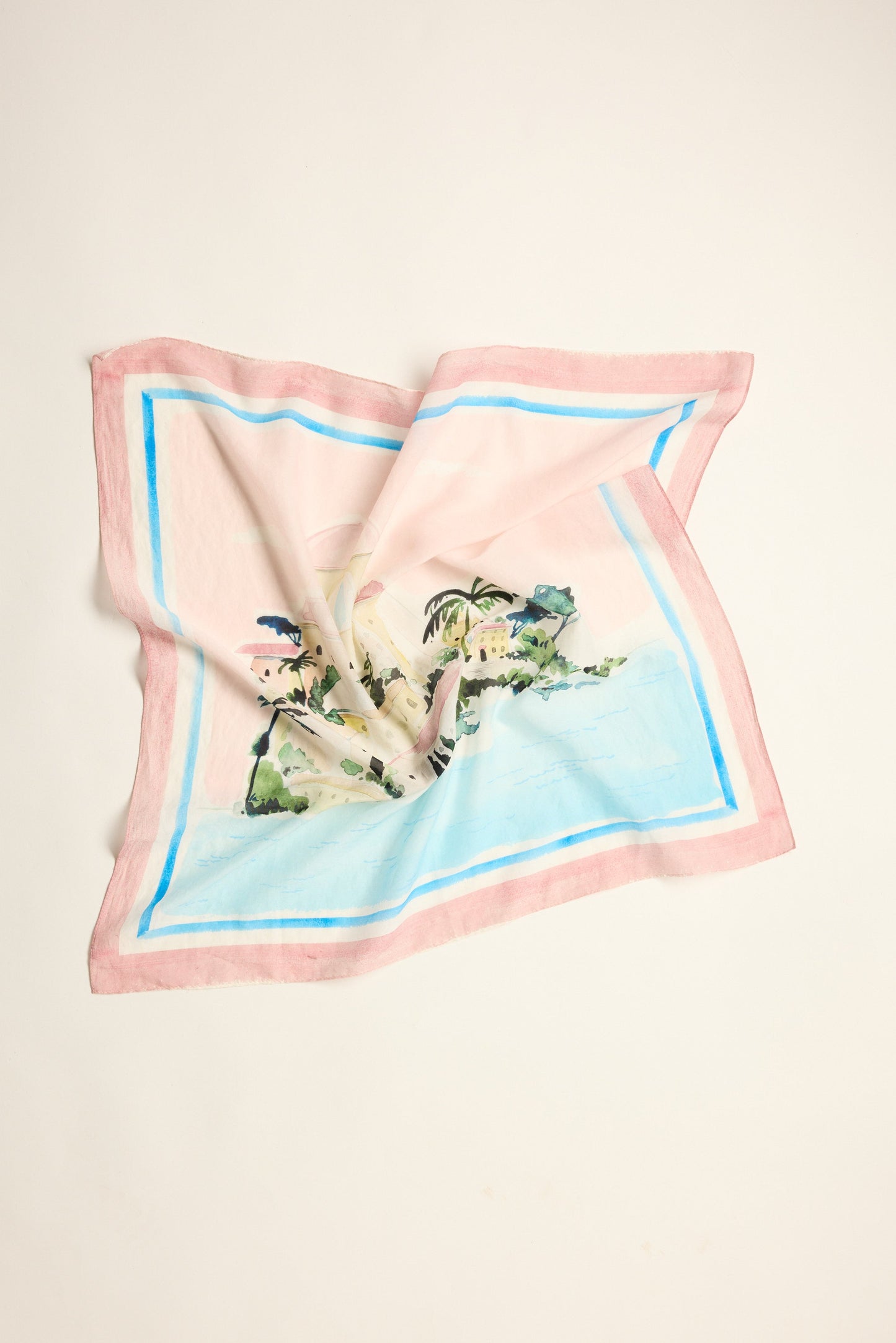 Portia Silk Blend Square Scarf