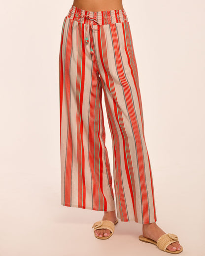Reba Smocked Coverup Pant
