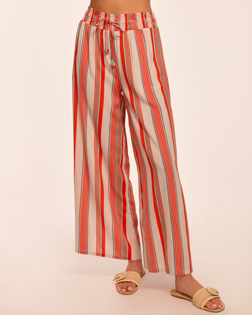 Reba Smocked Coverup Pant