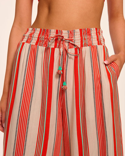 Reba Smocked Coverup Pant