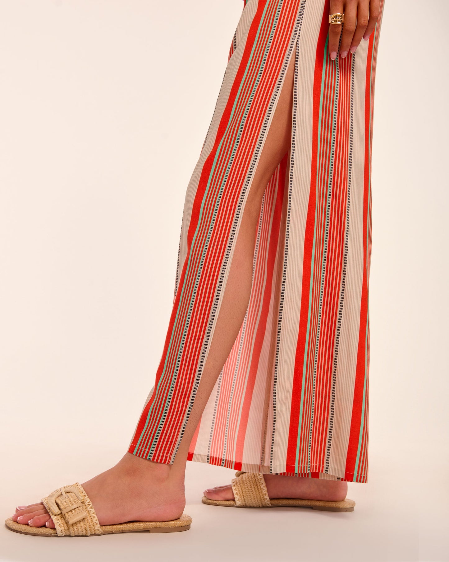 Reba Smocked Coverup Pant