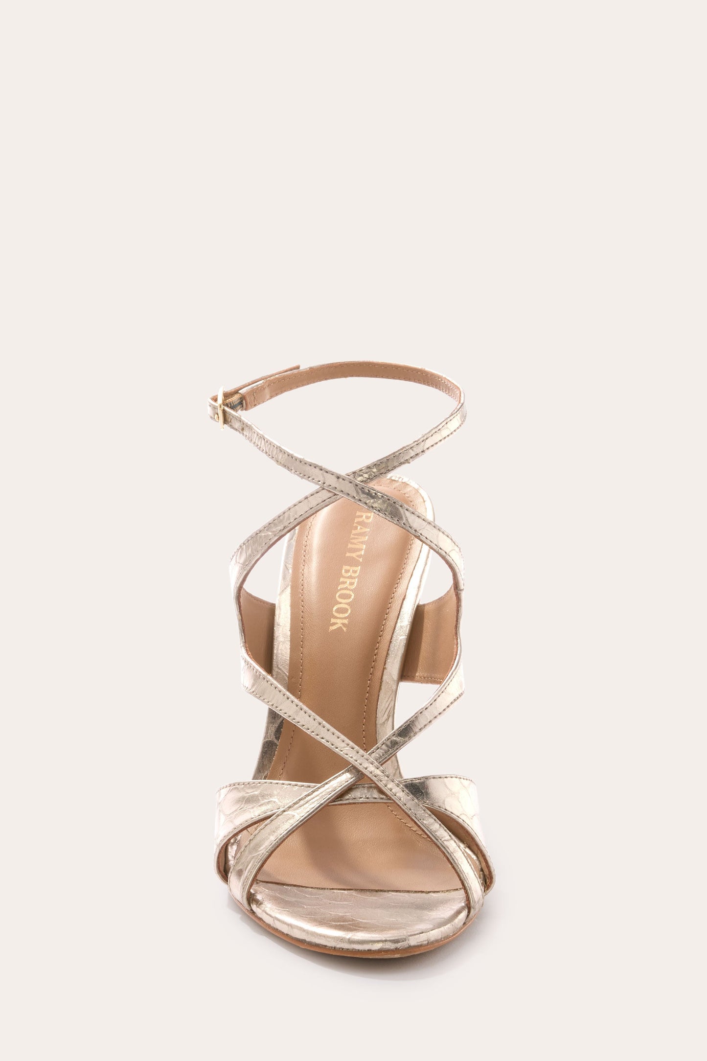 Susie Leather Heel | GOLD