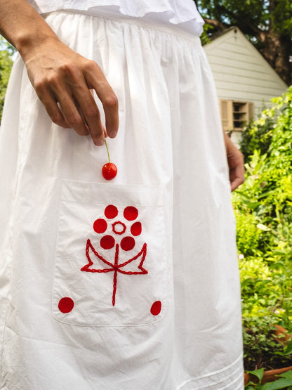 Britt Skirt in Folk Embroidery
