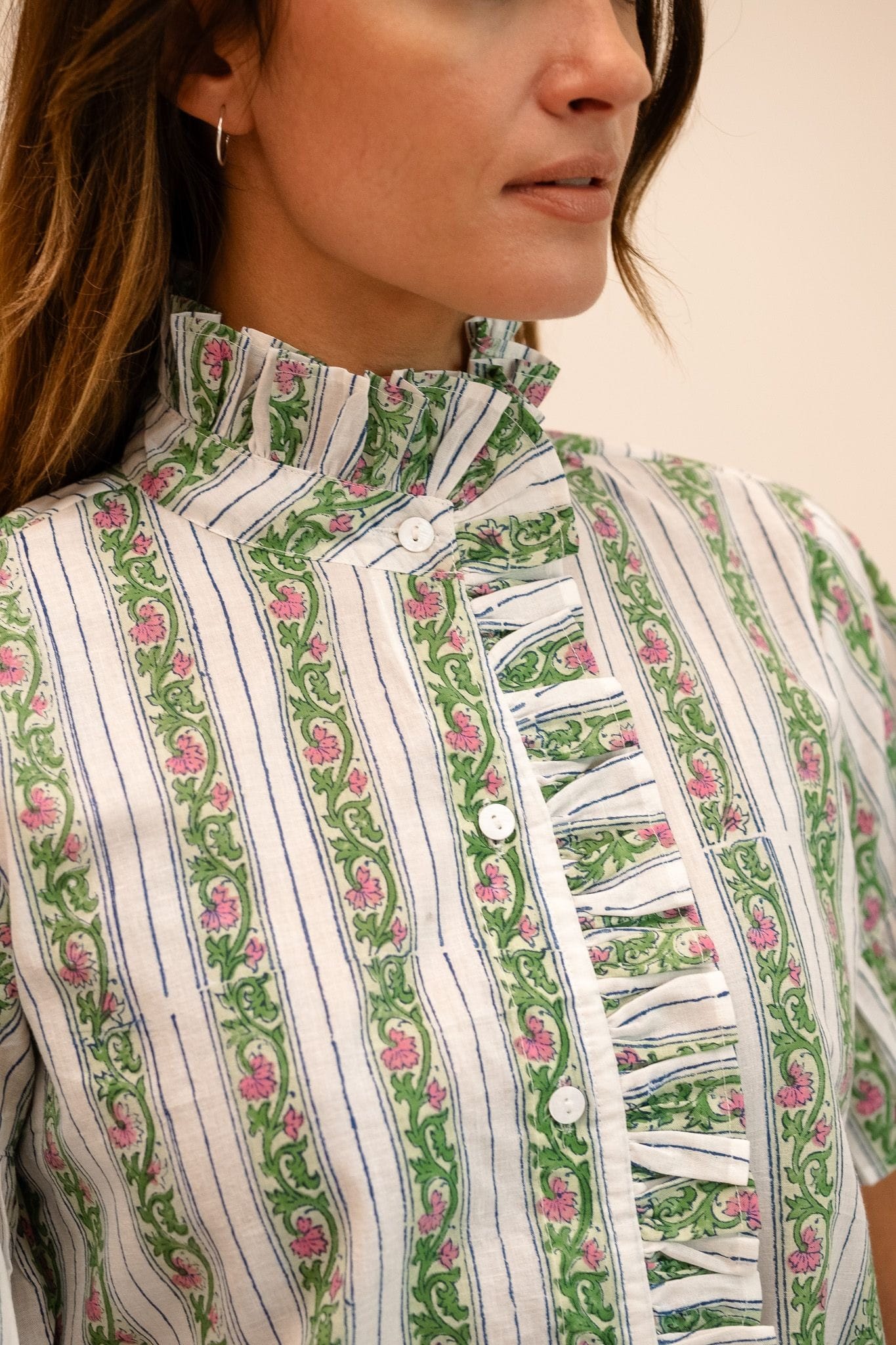 Vanessa Top in Sweet Pea Stripe