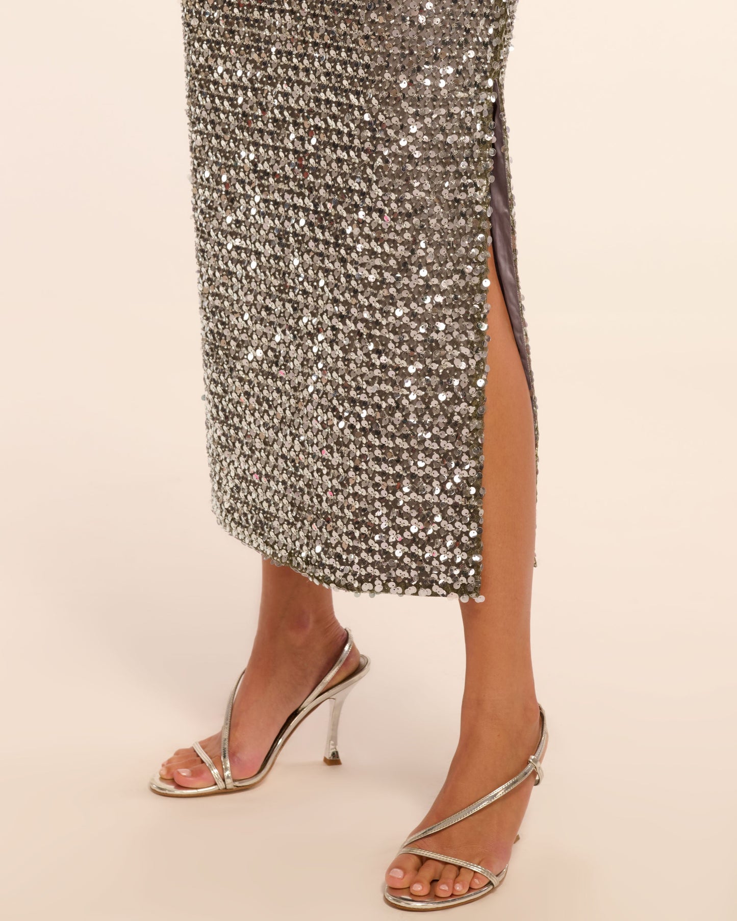 Timothy Sequin Midi Skirt