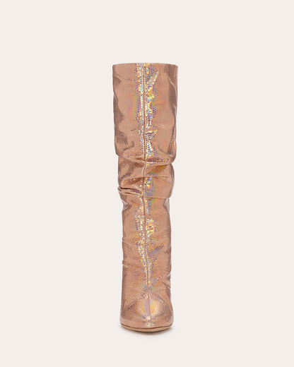 Squeen Heeled Boots | ROSE GOLD