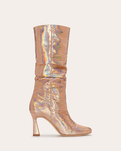 Squeen Heeled Boots | ROSE GOLD