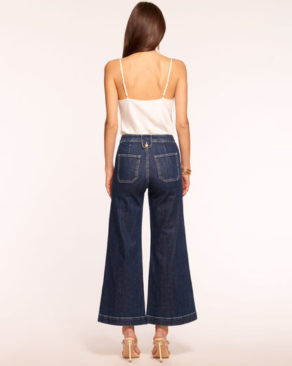 Theodora Cropped Wide Leg Jean