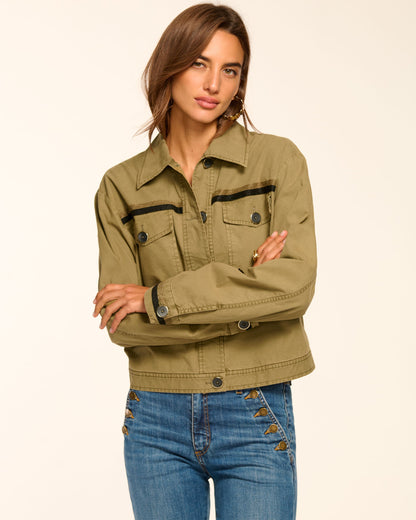 Nikola Canvas Button Down Jacket