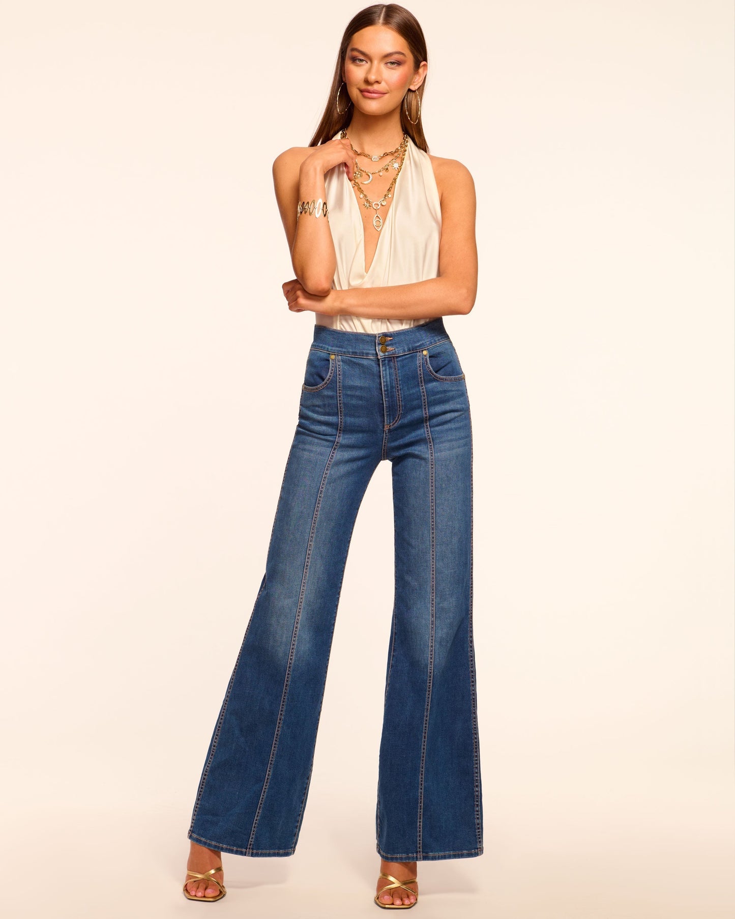 Tina High-Rise Wide Leg Jean | MEDIUM WASH