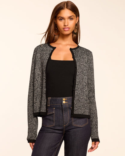 Tricia Metallic Cardigan Sweater