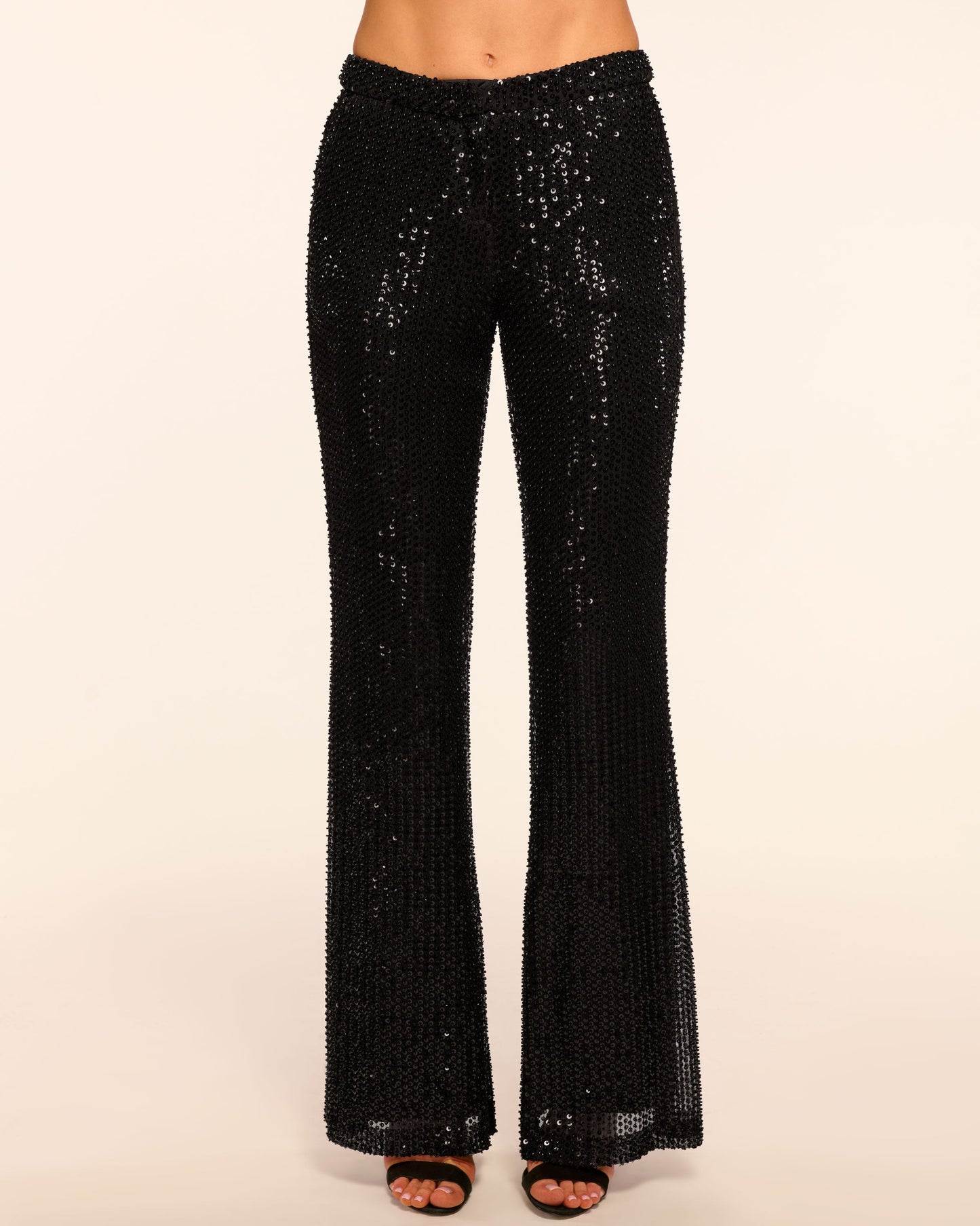 Olivian Beaded Sequin Flare Pant