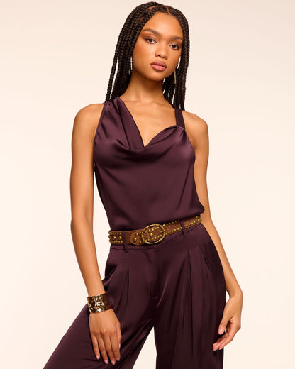 Zoe Cowl Neck Tank Top