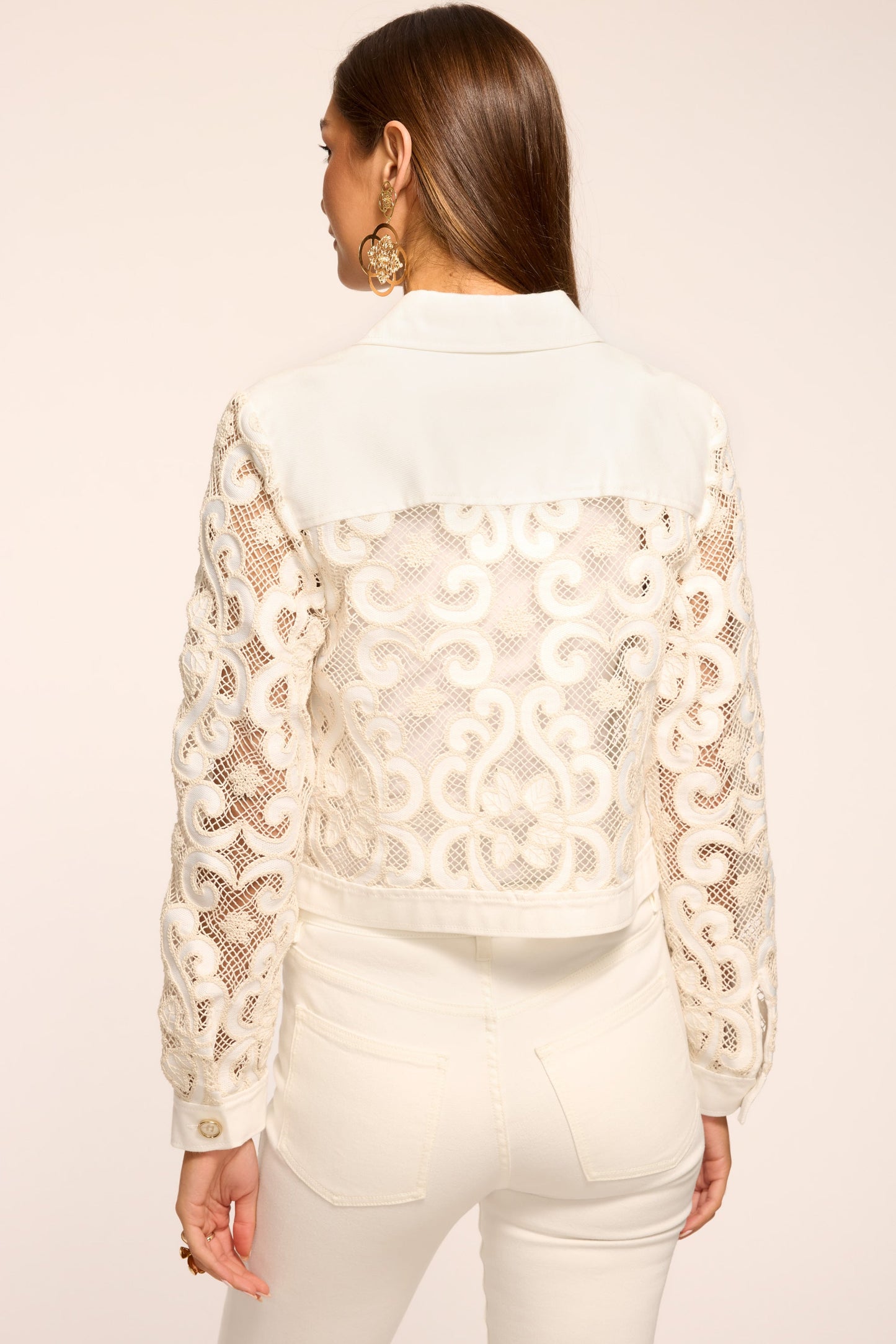 Saphire Embroidered Denim Jacket