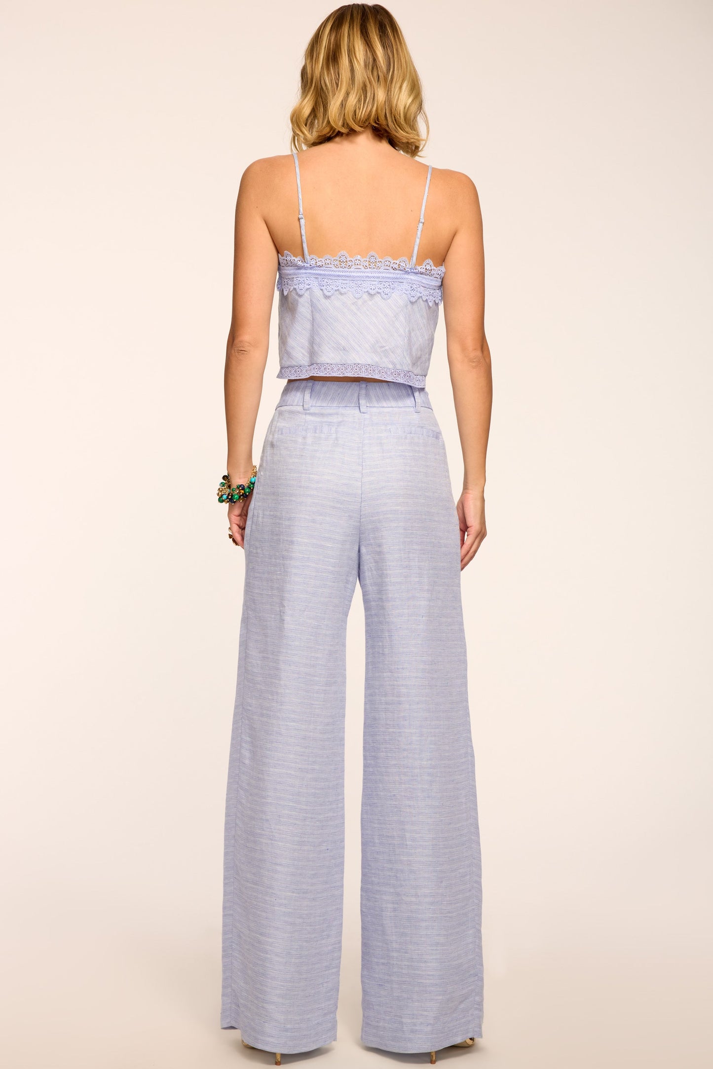 Oscar Textured Linen Pant