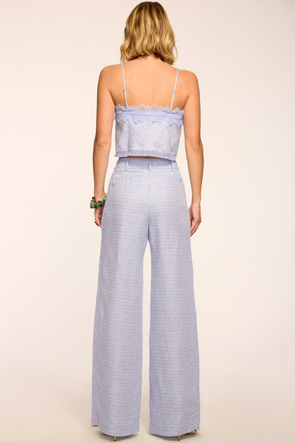 Oscar Textured Linen Pant
