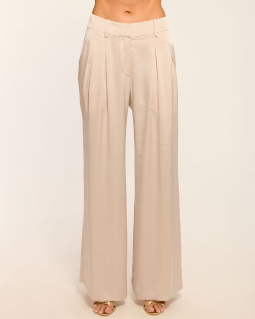 Oscar Pleated Wide Leg Pant