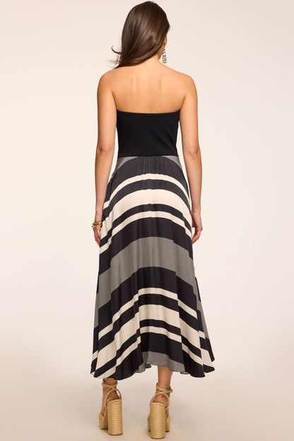 Oakley Printed Combo Knit Midi Dress